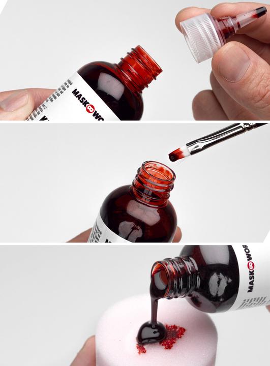 Produktbild Maskworld Kunstblut Flasche mit Dosierspitze