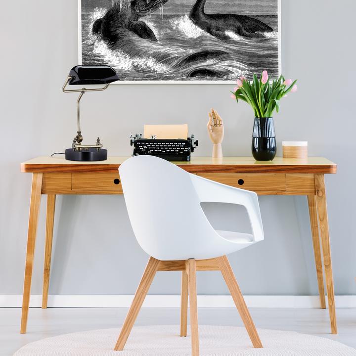 Actual product image Relaxdays Banker lamp (E27)