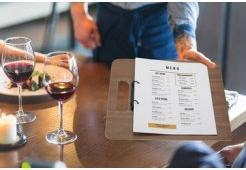 Produktbild Securit Speisekarten-Ringbuch CHOPPING BOARD, Walnussholz
