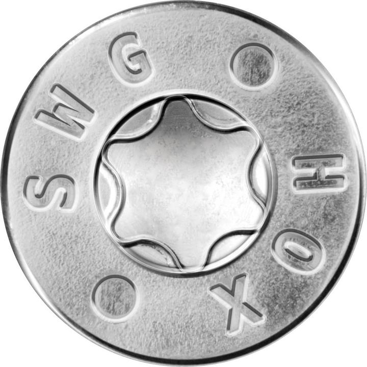 Image du produit SWG Vis à denture intérieure multi-dents HOX avec embout 4.5 x 80 acier zingué, ETA homologué (75 Vis par pièce)