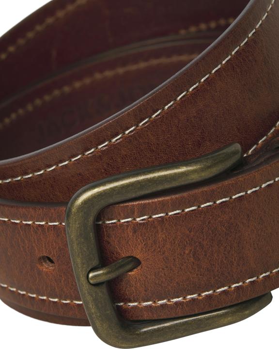 Actual product image Jack & Jones Jaccreta Leather Belt Styd Aw24 (90)