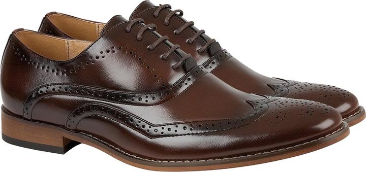 Produktbild Universal Textiles Jungen Schnürschuhe mit Flügelkappe und Lochverzierungen (32)