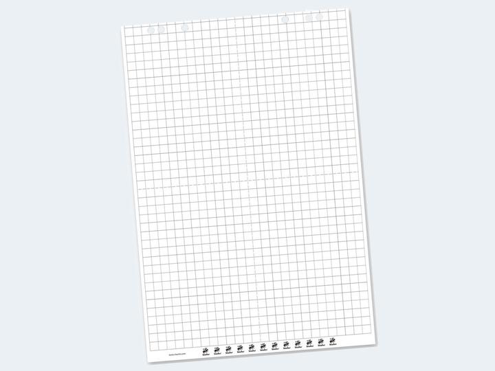 Staufen Flip Chart Block 67x99cm 20Bl 80g kariert/blanko