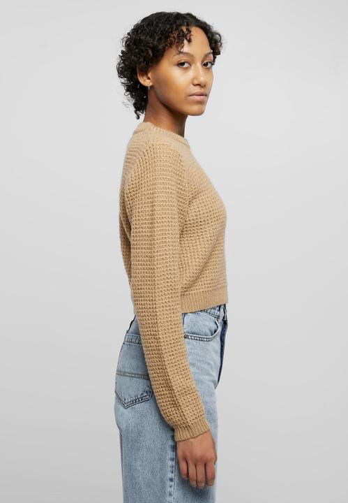 Actual product image Urban Classics Ladies Short Waffle Sweater (XXL)