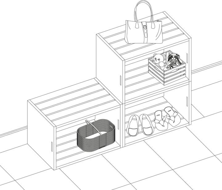 Actual product image Habau Fruit and vegetable box