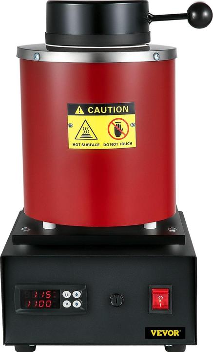 Image du produit Vevor Four de fusion des métaux 1750 W - 3Kg (1 x)