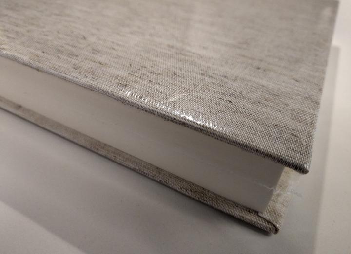 Produktbild Gapyrus Boutiquebuch 17x22 Naturleinen creme (17 x 22 cm, Blanko)