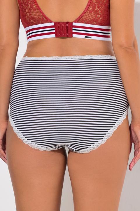 Produktbild Ulla Popken Maxislips, 3er-Pack, Spitzenkanten (50, 52, 3er Pack)