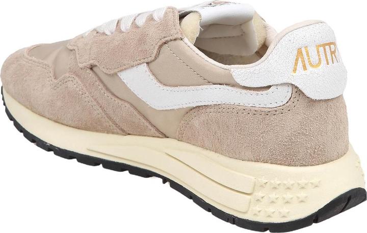 Actual product image Autry reelwind low sneakers in suede and nylon color beige (42)