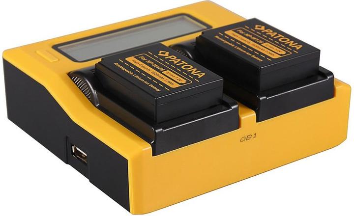 Image du produit Patona Fuji NP-W126 Double écran LCD (Chargeur de batterie d'appareil photo)
