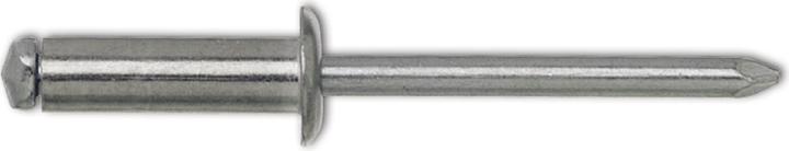 Produktbild Gesipa Blindniet Stahl/Stahl 4x10mm dxl f.4,5-6,5mm Flachrundkopf (6310451)