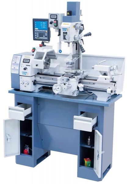 Produktbild Bernardo Cantina Bernardo - Drehmaschine Proficenter 550 WQV / 230 V inkl. 2-Achs-Digitalanzeige ES-12 V