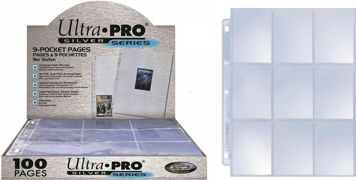 Produktbild Ultra Pro Ordnerseiten 9 Pocket Pages