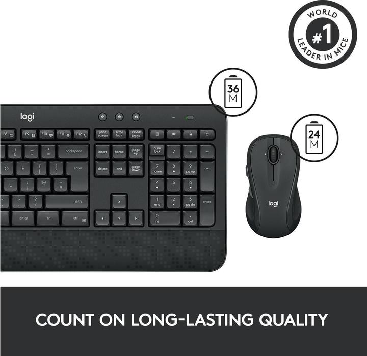 Actual product image Logitech MK545 Advanced (CH, Wireless)