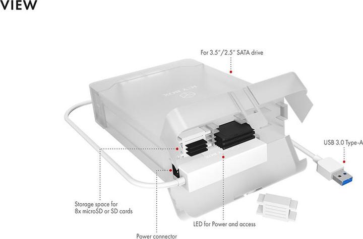 Immagine prodotto Icy Box IB-AC705-6G (2.5", 3.5")