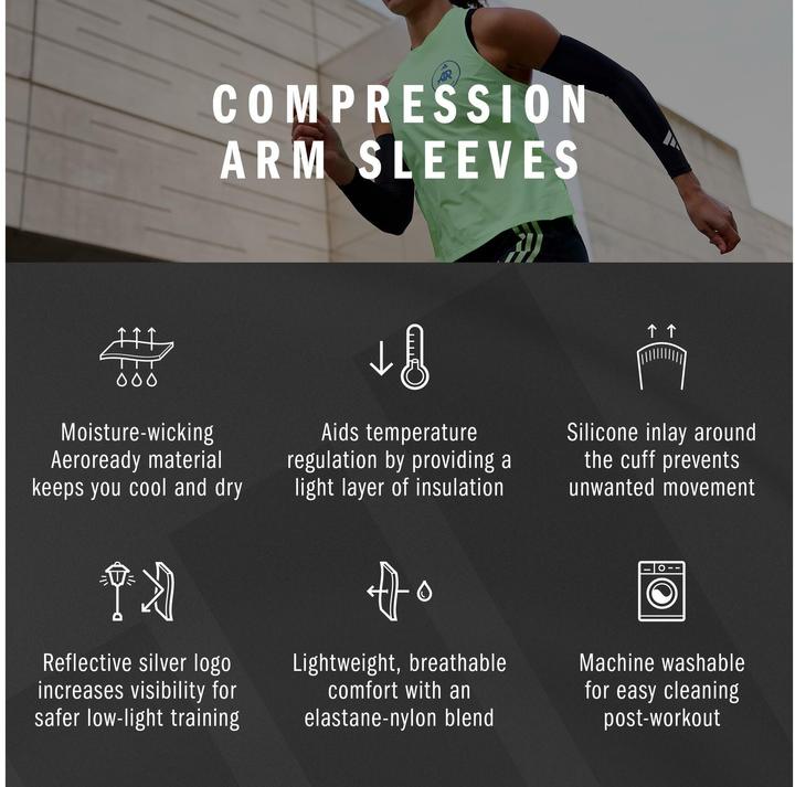 Nutritional values and ingredients adidas Compression Arm Sleeves (XL)