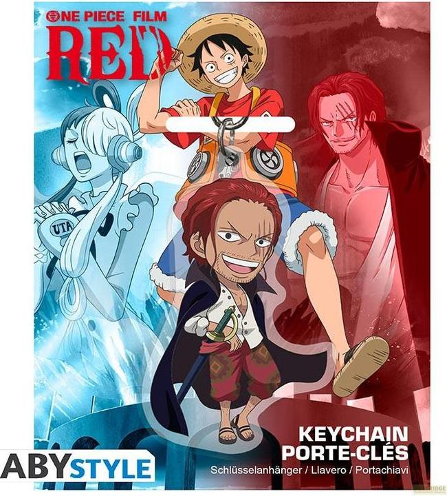 Actual product image ABYstyle ONE PIECE: RED - Acryl Keychain - Shanks X4