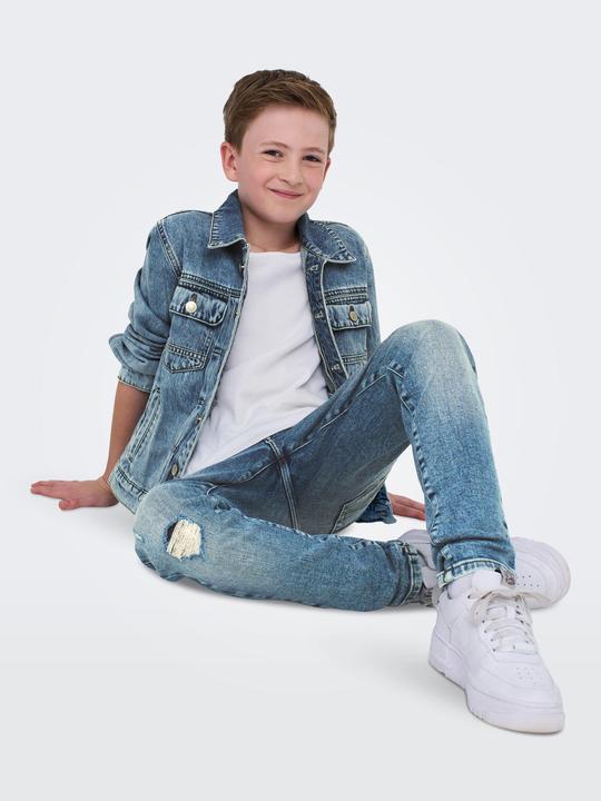 Actual product image Only & Sons Junior OSJYOKE Mid Rise Verjüngt Jeans Slim Fit Jeans (128)