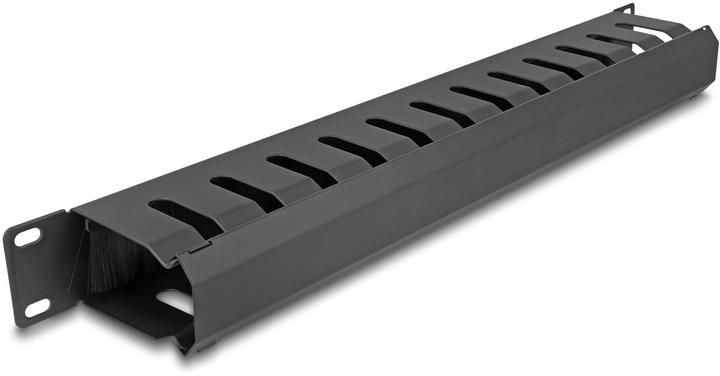 Produktbild Delock 19" Kabelmanagement Rangierpanel mit Bürste und 2 Öff