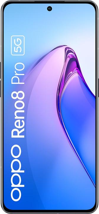 OPPO Reno 8 Pro (256 GB, Glazed Black, 6.70", Dual SIM, 50 Mpx, 5G)