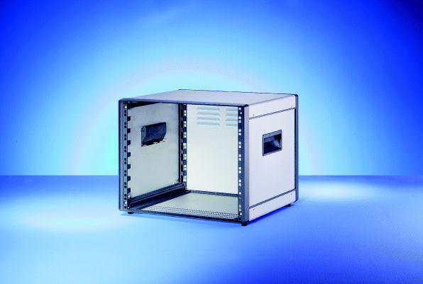 Immagine prodotto Schroff Contenitore da 19" 9 U, alluminio - COMPTEC GEHAEUSE 9HE 500T (9 HE, Rack da 19 pollici)