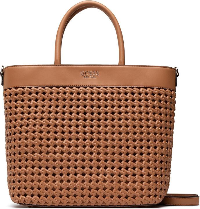 Immagine prodotto Guess Sicilia, Synthetic Leather, Textile Handbag, Lined Compartment, Cogn