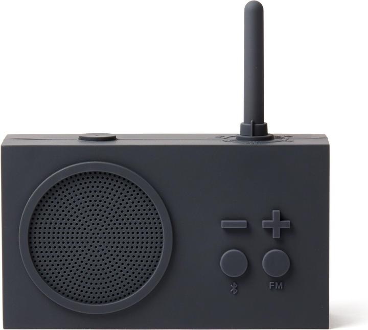 Image du produit Lexon Badkamer Radio Tykho3 Bluetooth Donkergrijs (FM, Bluetooth)