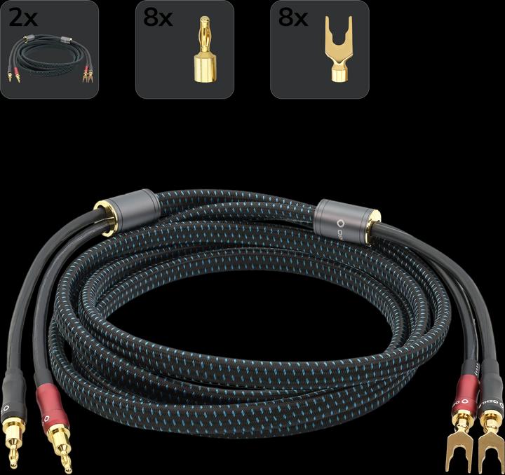 Produktbild Oehlbach Speaker Cable Transform Dual Plug 3,00m (3 m)