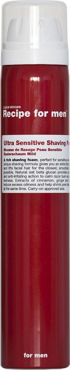 Recipe for men Rasierschaum Ultra Sensitive Shaving Foam (100 ml, Rasierschaum)