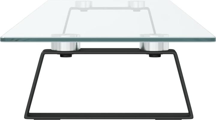 Produktbild VidaXL Monitorständer Schwarz 100x20x8 cm Hartglas und