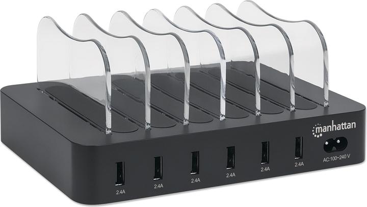 Produktbild Manhattan 6-Port USB Charging Station (50 W)