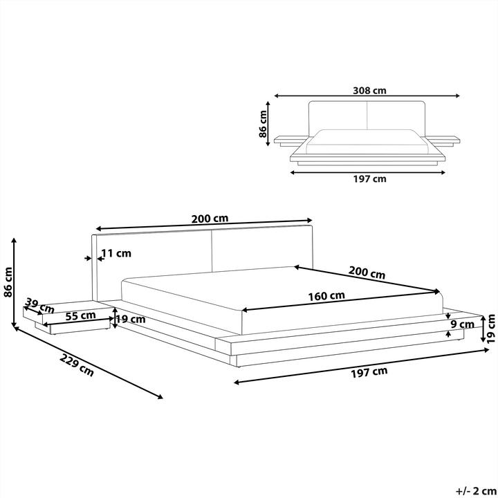 Actual product image Beliani Zen (160 x 200 cm)