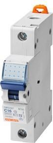 Immagine prodotto Gewiss GEWI GW92606 Interruttore automatico in miniatura (MCB) C-10A 10 kA 1 polo 1HP