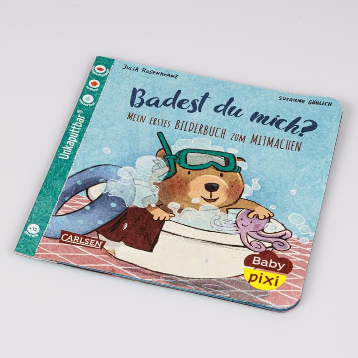 Produktbild Baby Pixi (unkaputtbar) 85: Mein erstes Bilderbuch zum Mitmachen: Badest du mich? (Deutsch)