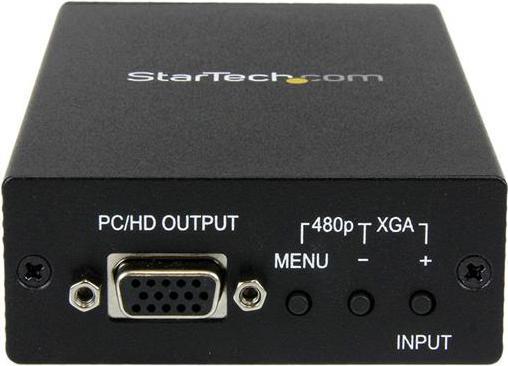 Produktbild StarTech Composite S-Video auf VGA Konverter mit Skalierer