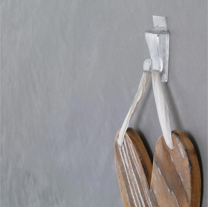 Actual product image tesa Powerstrips Transparent Deco Hook LARGE