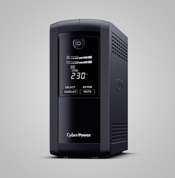 Produktbild Cyberpower Tracer III VP1000ELCD-FR - Line-Interaktiv - 1000 VA - 550 W - Sine - (1000 VA, 550 W, Line-Interaktiv USV)