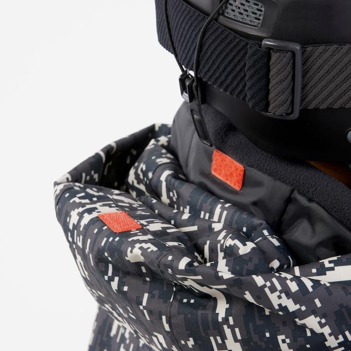 Produktbild Wedze Snowboardjacke Kinder - SNB 500 Camouflage schwarz (128)