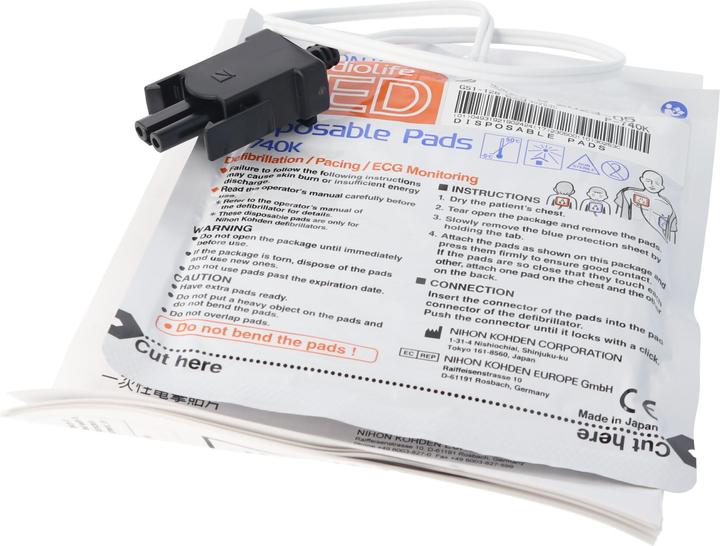 Produktbild Nihon Kohden Original Defi-Elektroden Pads Cardiolife AED 2100 P-740K