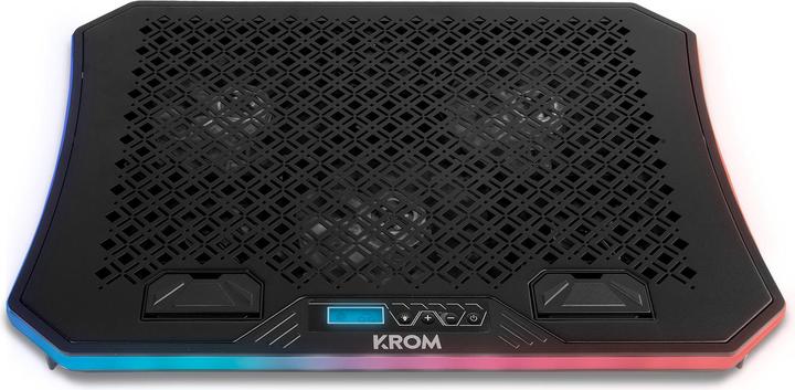 Actual product image Krom Kooler Notebook Cooling Pad 48.3 cm (19" ) 2100 rpm Black (NXKOOLER)