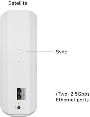 Actual product image Netgear Orbi RBE770 Mesh WiFi 7 Satellit
