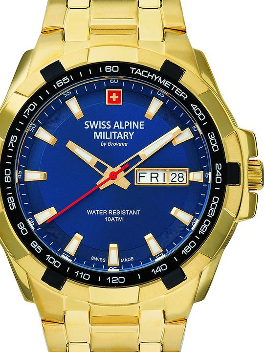 Swiss Alpine Military 7043.1115 Day-Date 42mm 10ATM (Analoguhr, 42 mm)