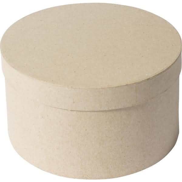 Produktbild Knorr Prandell Pappmache Behälter rund 26,5x17 cm natur