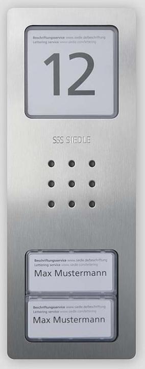 Siedle CA 850-2 E Audio-Türstation Compact Edelstahl