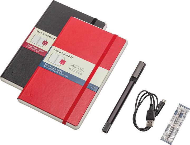 Image du produit Moleskine Smart Writing Set Ellipse (A5, Pointillés, À rayures, Couverture rigide)