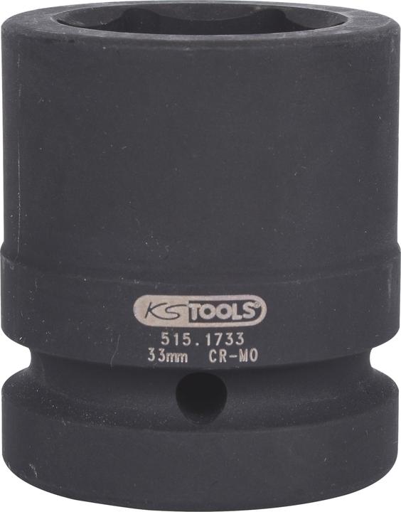 Actual product image KS Tools 1" power socket short (33 mm)