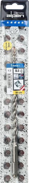Productafbeelding Alpen SDSplus hamerboor FORCE Snijden (8 mm)