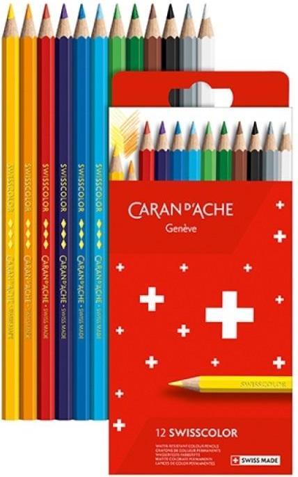 Actual product image Caran d'Ache Coloured pencils (Multicolor, 12 x)
