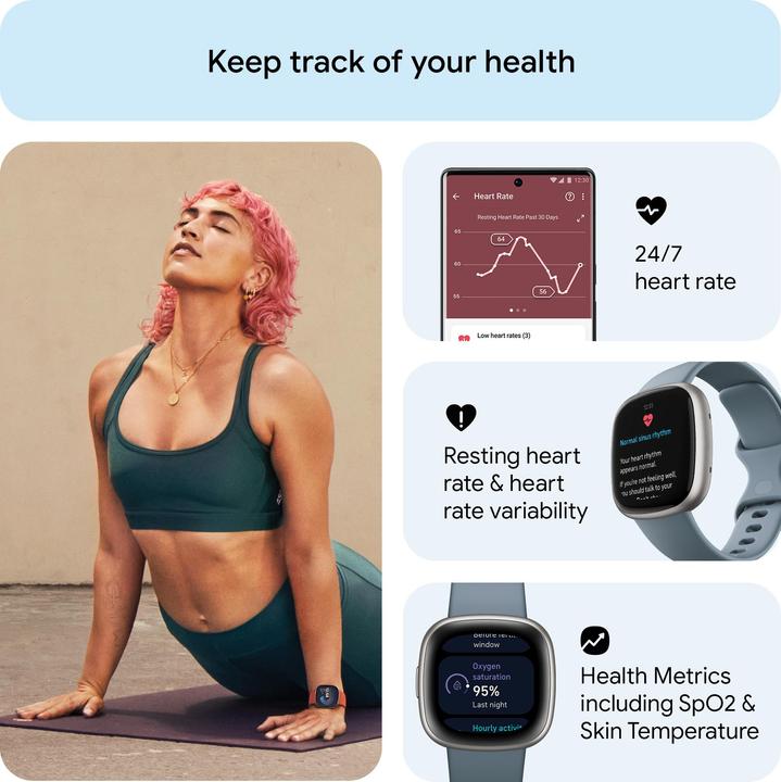 Actual product image Fitbit Versa 4 (40.50 mm)