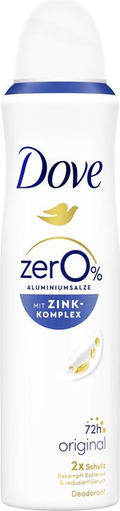 Dove Deodorant Aerosol Spray 0% Original 150 ml (Spray, 150 ml)